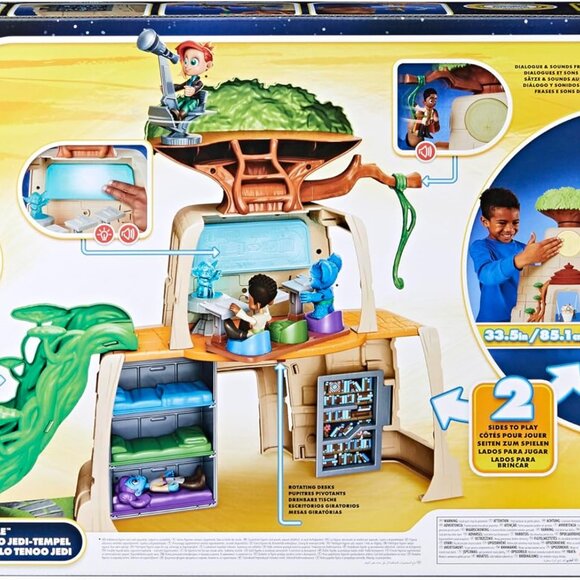 Star Wars Tenoo Jedi Temple, 20-Inch-Tall Playset with Lights & Sounds - Picture 2 of 11